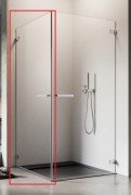Душевые двери Radaway Arta QL KDD I 50-100 левосторонние хром/прозрачное стекло 10102502-03-01L