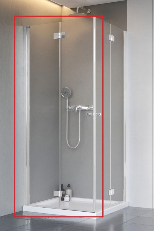 Душевые двери Radaway Nes 8 KDD B 100 левосторонние хром/прозрачное стекло 10074100-01-01L