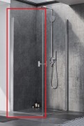 Душевые двери Radaway Nes 8 KDD I 100 левосторонние хром/прозрачное стекло 10071100-01-01L
