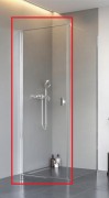 Душові двері Radaway Nes 8 KDJ I 100 лівобічні хром/прозоре скло 10072100-01-01L