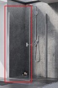 Душевые двери Radaway Nes 8 KDD I 100 левосторонние хром/прозрачное стекло 10071100-01-01L