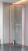 Душевые двери Radaway Nes 8 KDJ I 80 правосторонние хром/прозрачное стекло 10072080-01-01R
