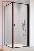 Стінка душова Radaway Nes Black KDJ I Frame S1 70 см чорний/скло Frame 10039070-54-56