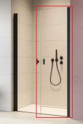Душові двері Radaway Nes 8 Black DWD I 35 правосторонні чорний/прозоре скло 10077035-54-01R