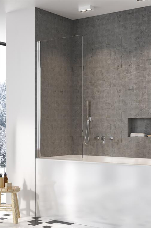 Шторка для ванної Radaway Nes 8 PNJ I 60 ліва хром/прозоре скло 10061060-01-01L