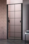 Душевые двери Radaway Nes 8 Black DWJ I Factory 100 левосторонние черный/стекло Factory 10076100-54-55L
