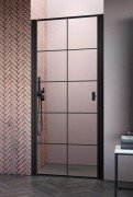 Душевые двери Radaway Nes 8 Black DWJ I Factory 90 левосторонние черный/стекло Factory 10076090-54-55L