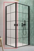 Душевые двери Radaway Nes 8 Black KDD I Factory 80 левосторонние черный/стекло Factory 10071080-54-55L