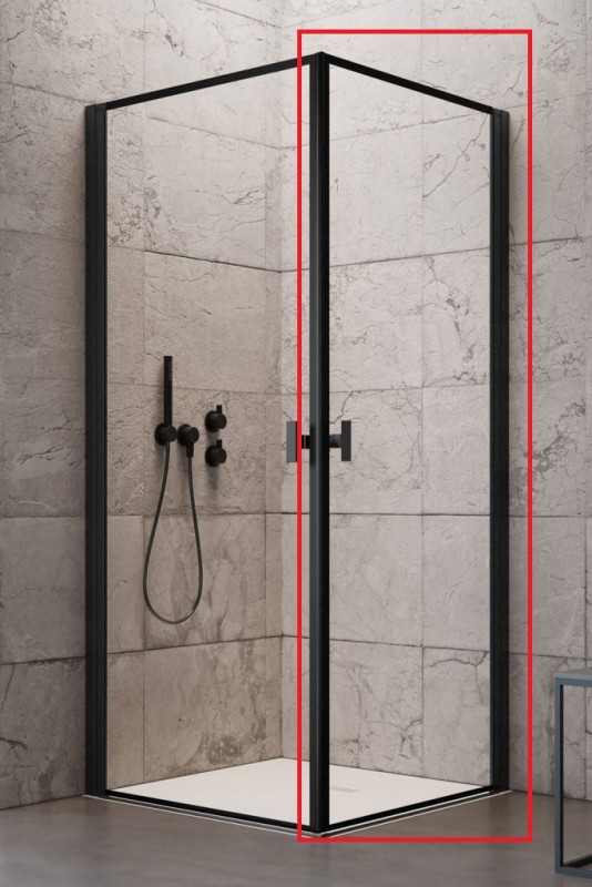 Душевые двери Radaway Nes 8 Black KDD I Frame 90 правосторонние черный/стекло Frame 10071090-54-56R