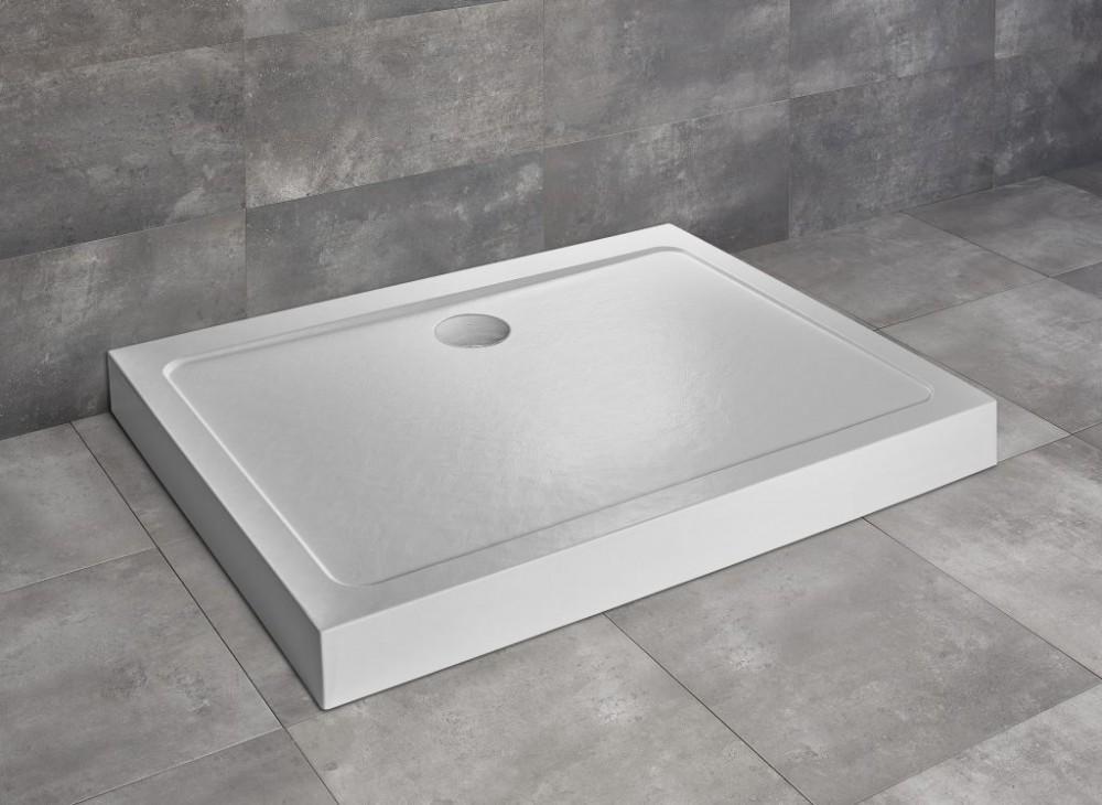 Душовий піддон Radaway Doros D Compact Stone White 120х100 під камінь акрил білий SDRD1210-05-04S