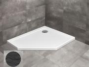 Душевой поддон Radaway Doros PT E Stone Anthracite 100х80 правосторонний под камень акрил антрацит SDRPT1080-01-64SR
