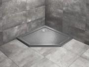 Душевой поддон Radaway Doros PT Stone Anthracite 100х100 под камень акрил антрацит SDRPT1010-01-64S