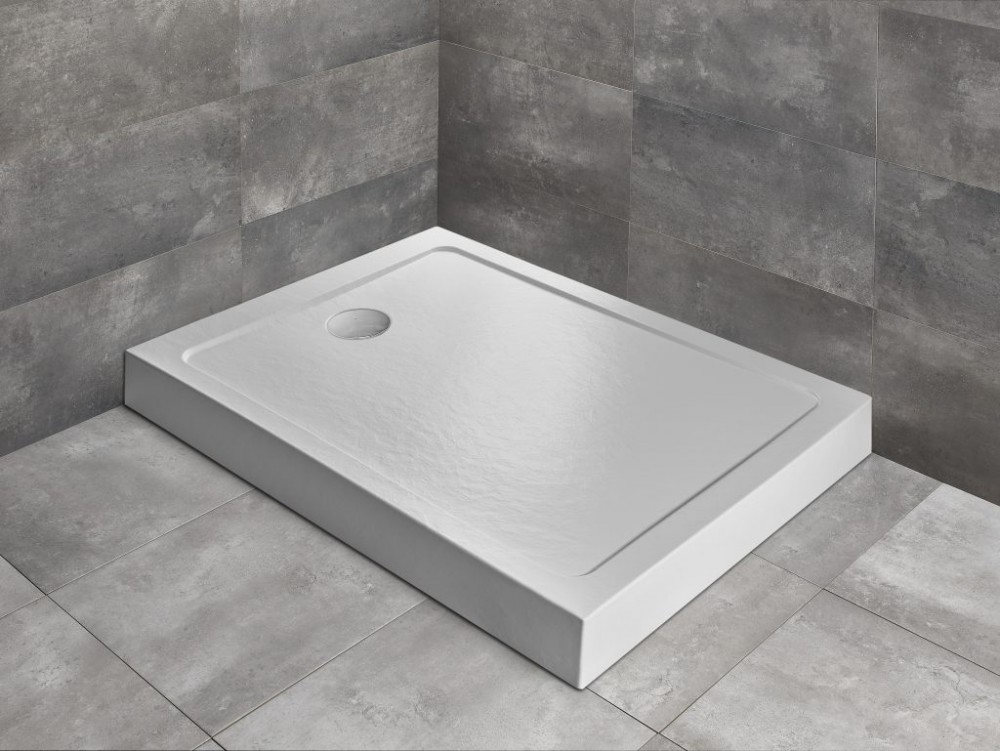 Душовий піддон Radaway Doros F Compact Stone White 140х80 під камінь акрил білий SDRFP1480-05-04S