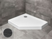 Душевой поддон Radaway Doros PT E Compact Stone Anthracite 100х90 левосторонний под камень акрил антрацит SDRPTP1090-05-64SL