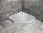 Душовий піддон Radaway Doros PT Compact Stone White 90х90 під камінь акрил білий SDRPTP9090-05-04S