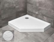Душевой поддон Radaway Doros PT E Compact Stone White 100х90 левосторонний под камень акрил белый SDRPTP1090-05-04SL