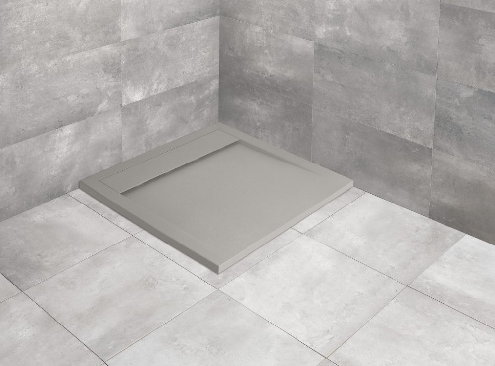 Душевой поддон Radaway Teos C 90х90 литьевой мрамор цемент HTC9090-74