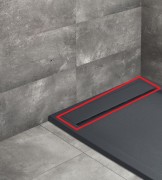 Декоративная крышка для душевого поддона Radaway Teos литьевой мрамор антрацит HT80-64