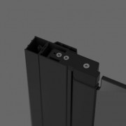 Расширительный профиль Radaway Nes +20 мм черный 001-277200054