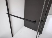 Полотенцедержатель для душевой кабины Radaway левосторонний черный WRW54-L