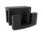 Вешалка для беспрофильных душевых кабин Radaway черный WR-054