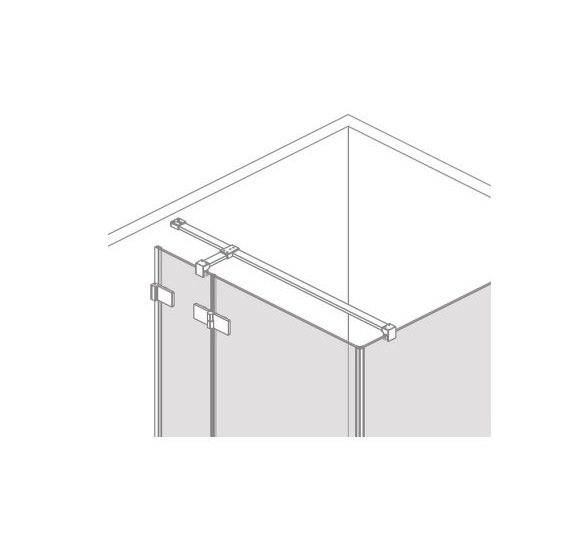 Хрестоподібний стабілізатор Radaway для скла 8 мм хром 5902738056746