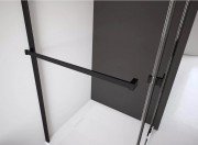 Полотенцедержатель для душевой кабины Radaway левосторонний черный WRW54-L