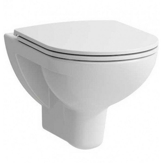 Чаша підвісного унітазу Laufen Pro 36х56 см з сидінням і кришкою білий H8669500000001