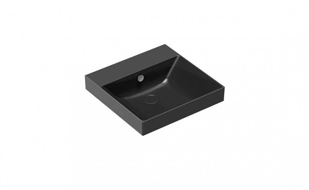 Раковина для ванної Catalano New Zero 50х50 см кераміка чорний матовий 150ZPNS