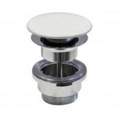 Донный клапан для раковины Catalano с керамической накладкой глянцевый белый 5POSLBL