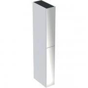 Пенал підвісний Geberit Acanto 22х173см з двома висувними ящиками-карго ДСП білий глянець/глянцеве скло 500.638.01.2