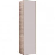 Пенал подвесной Geberit Citterio 40х160 см с одной дверью ДСП  бежевый дуб/серо-коричневое глянцевое стекло 500.554.JI.1