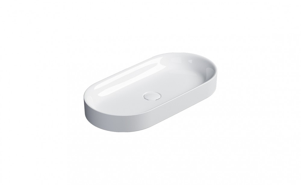 Раковина для ванної Catalano Horizon 70х35 см кераміка білий глянцевий 170AHZ00