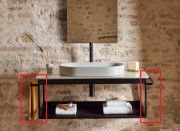 Бічна вішалка для рушників Catalano Horizon 47 см чорний матовий 5PLSTNS