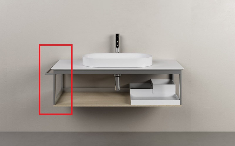 Боковая вешалка для полотенец Catalano Horizon 47 см хром 5PLST00