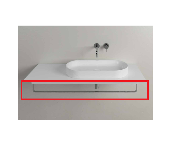 Полотенцедержатель для раковины Catalano Horizon 125 см хром	5PPC12500