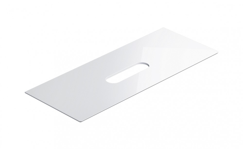 Столешница под раковину Catalano Horizon 125 см керамика глянцевый белый 1PC1255000