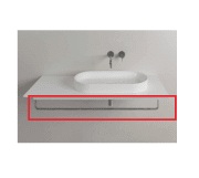 Полотенцедержатель для раковини Catalano Horizon 75 см хром 5PPC7500