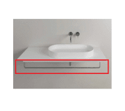 Полотенцедержатель для раковини Catalano Horizon 125 см хром 5PPC12500