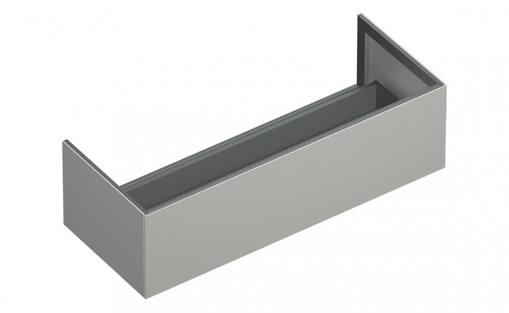 Тумба под раковину в ванную комнату Catalano Horizon 121х48 см подвесная серый матовый 5M12550CS