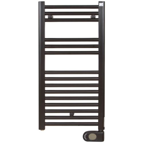 Электрический полотенцесушитель Zehnder Aura 786х400 мм 300 Вт черный PBEBZ-080-40-MQ