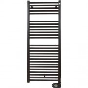 Электрический полотенцесушитель Zehnder Aura 1226x500 мм 750 Вт черный PBEBZ-120-50-MQ