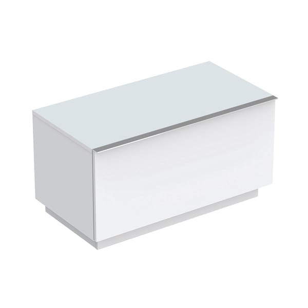 Шкафчик напольный Geberit iCon 89х47.2 см с одним выдвижным ящиком ДСП белый/матовое покрытие 841090000