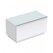 Шафка підлогова Geberit iCon 89х47.2 см з одним висувним ящиком ДСП білий/матове покриття 841090000