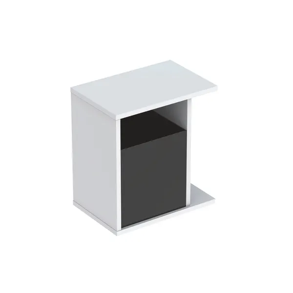 Шафка підвісна Geberit iCon 37х40 см з багатофункціональним ящиком ДСП/оргскло білий/високоглянцеве покриття 840237000