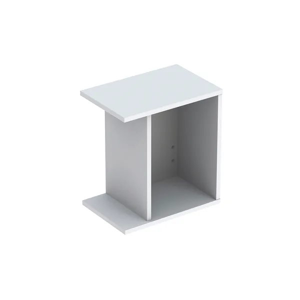 Шкафчик подвесной Geberit iCon 37х40 см с многофункциональным ящиком ДСП/оргстекло белый/матовое покрытие 841237000