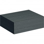 Шафка підвісна Geberit Xeno² 58х20 см з одним висувним ящиком ДСП сірий/меламін деревна структура 500.507.43.1