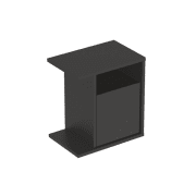 Шкафчик подвесной Geberit iCon 37х40 см с многофункциональным ящиком ДСП/оргстекло лава/матовое покрытие 841138000