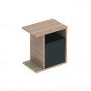 Шкафчик подвесной Geberit iCon 37х40 см с многофункциональным ящиком ДСП/оргстекло натуральный дуб/меламин древесная структура 841139000