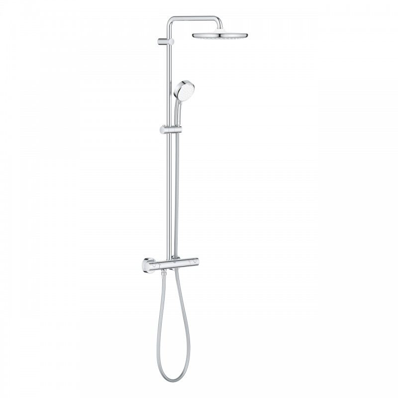 Душевая стойка для душа Grohe Tempesta Cosmopolitan 250 с термостатом настенная хром 26670000
